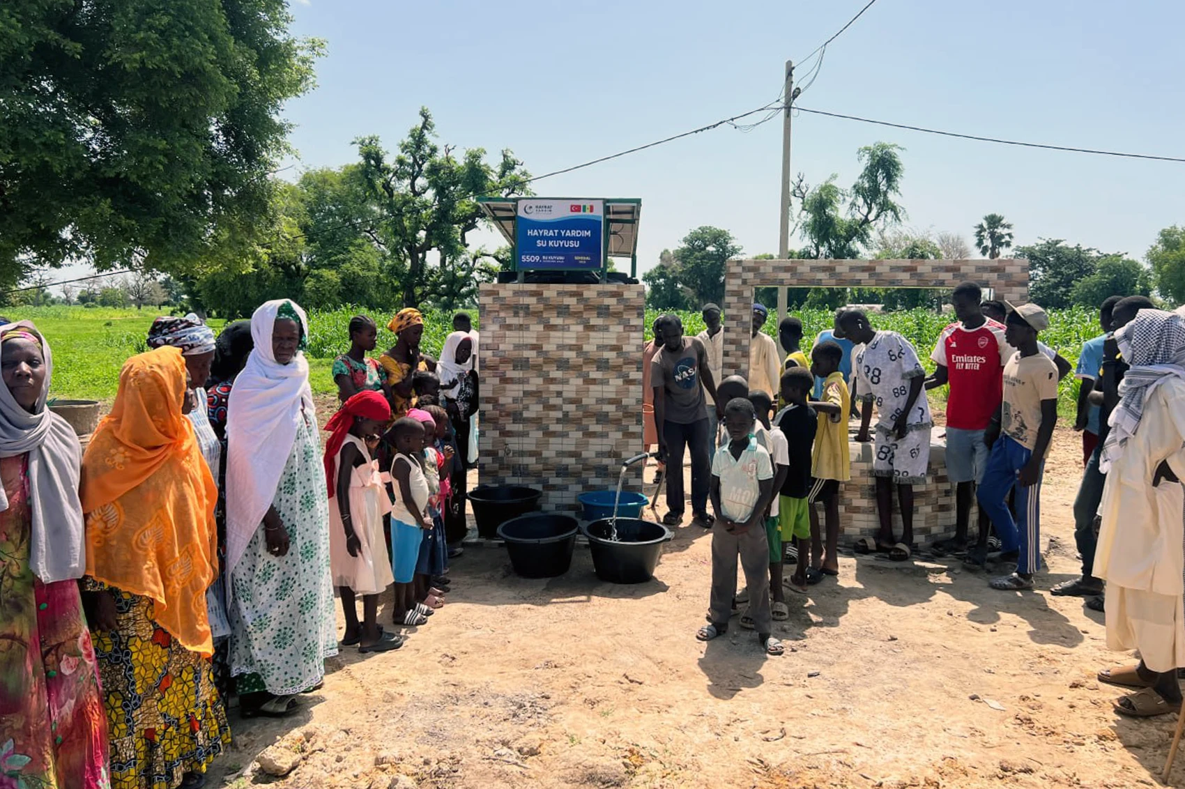 Senegal Solar-Powered and Stored Water Well